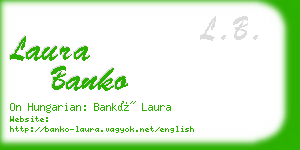 laura banko business card